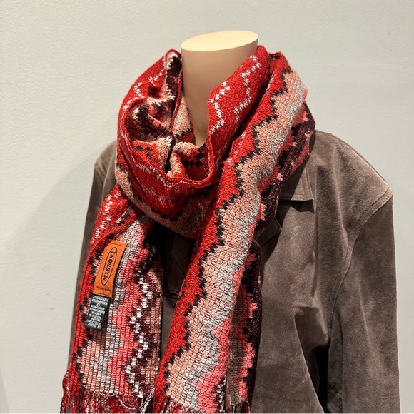Missoni Accessories - Missoni Women's Acrylic Blend Printed Fringe Scarf
